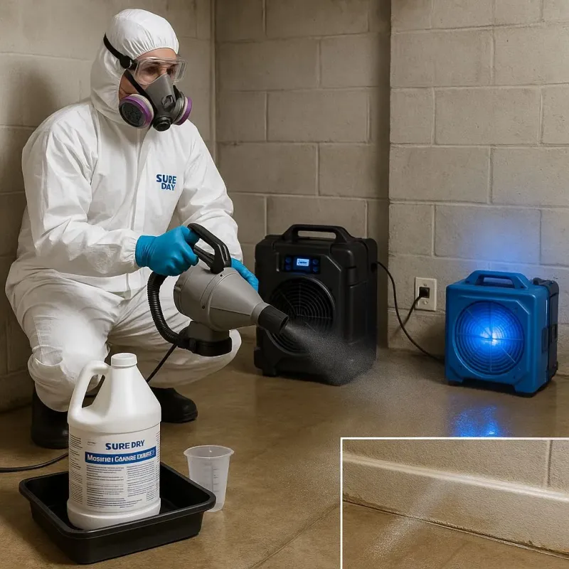 Sanitization and Odor Removal process in Monticello, MN
